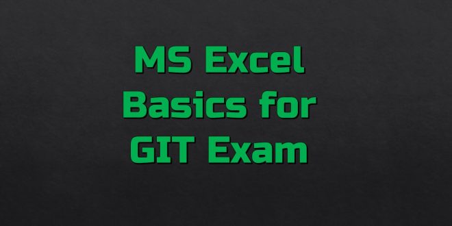 Excel Basics