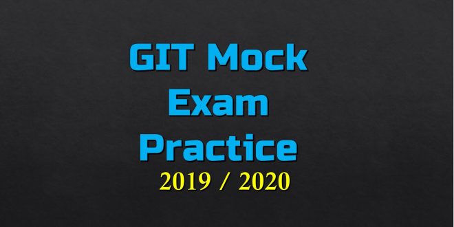 GIT Mock Exam