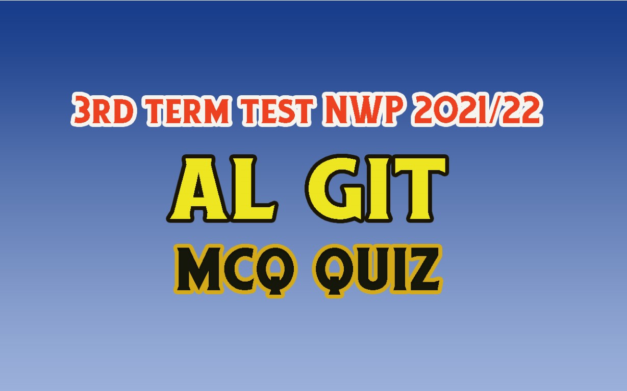 GIT 3rd Term Test 2021 NWP – InfotechTamil