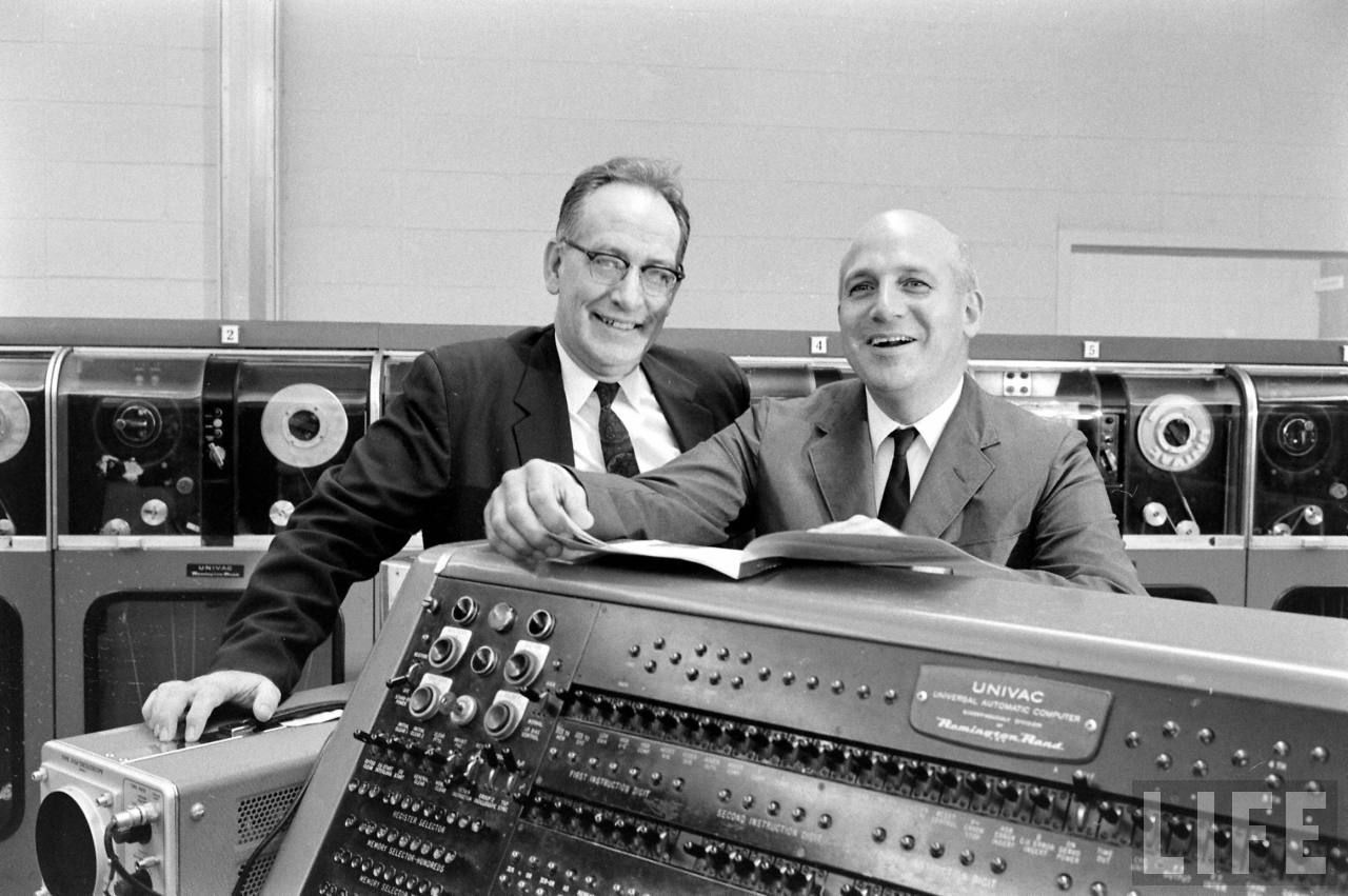 Date 1963 Life Inventors: John W. Mauchly, J. Presper Eckert | Talk show,  Inventor, Middle school